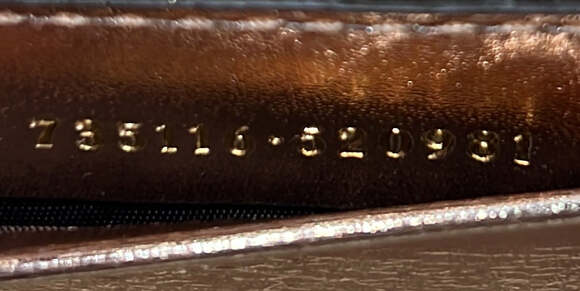 Gucci Bamboo Top Handle Bag Jumbo Gg #223587G24B - Picture 6 of 6